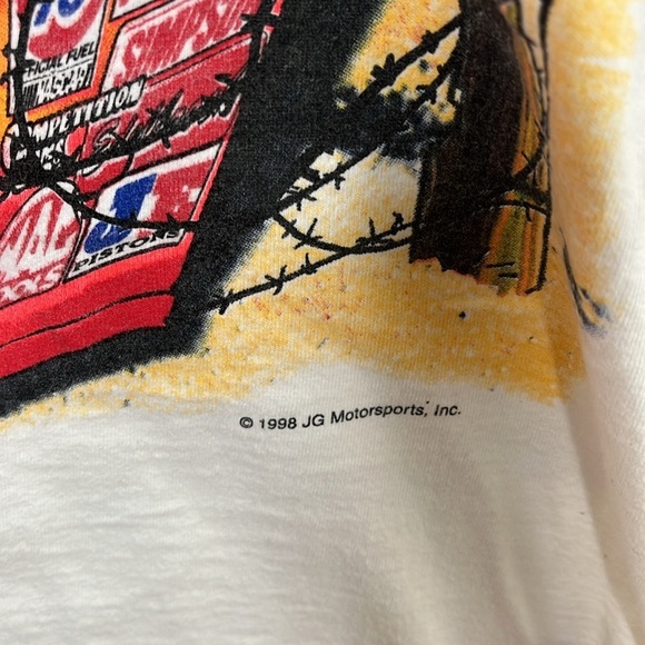Vintage 90s Chase Authentics Jeff Gordon Nascar West Won Graphic Tee Men Size L - Picture 4 of 5
